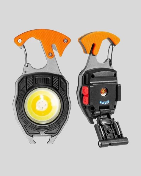 Çok Modlu LED Işıklı Pratik Anahtarlık - Resim 2