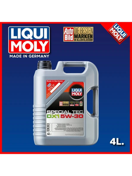 Liqui Moly Special Tec DX1 5W-30 4 lt Motor Yağı-2025 - Resim 2
