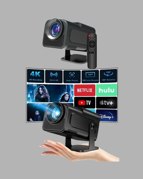 Android Projeksiyon Game Box – 1280x720p HD Çözünürlük, Bluetooth,HDMI ve USB Girişli - Resim 5