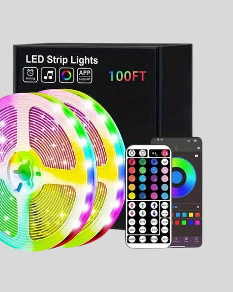 10 Metre USB Smart Şerit Led Kumandalı Telefon Kontrollü - Resim 5