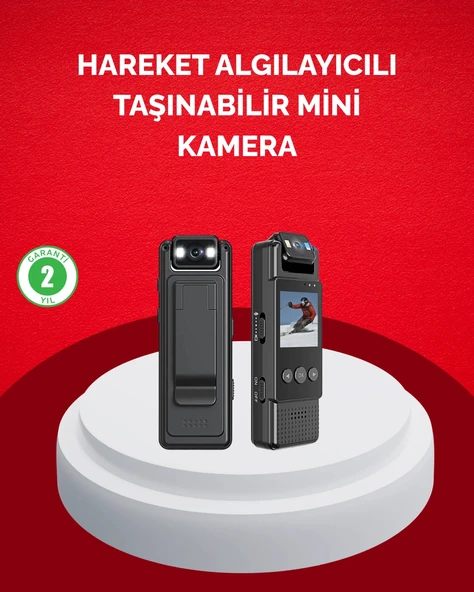 Mini Kamera 1080P Full HD Taşınabilir Güvenlik ve Kayıt Cihazı ürün görseli