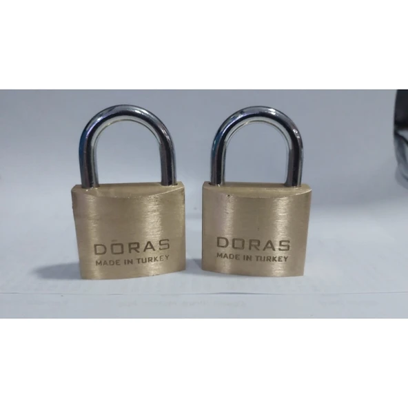 Ersa Doras 40 Mm 2 li Sarı Pas Sistem Asma Kilit - Resim 3