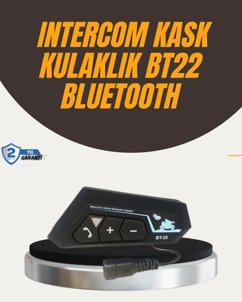 Su Geçirmez BT22 Bluetooth Kask Kulaklığı GPS ve Müzik Uyumlu ürün görseli