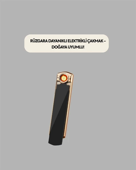 Kamp ve Dış Mekanlara Uygun Elektronik Çakmak – Güçlü Batarya, Çevre Dostu - Resim 2