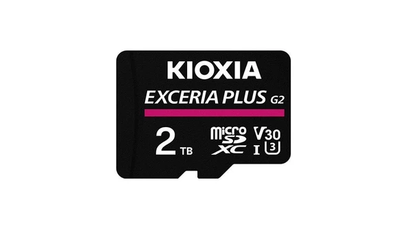 2TB EXCERIA PLUS G2 MICRO SDXC 4K 100MB/s KIOXIA LMPL2M002TG2 ürün görseli