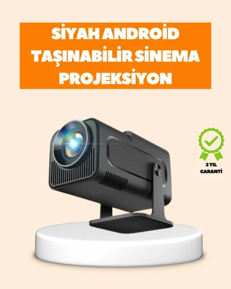 Otomatik Dikey Düzeltmeli ve Manuel Zoom Fonksiyonlu Akıllı Projektör ürün görseli 1