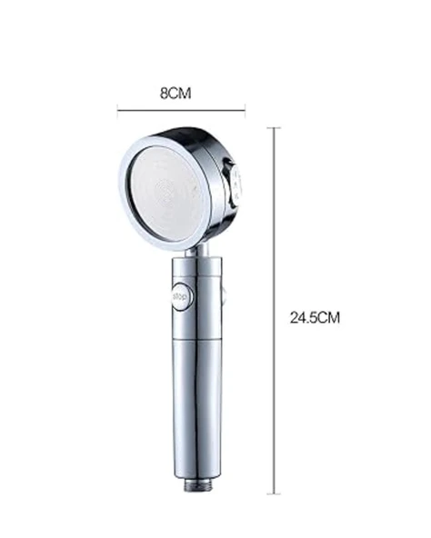 Dayanıklı ve Ergonomik Tasarımlı Ayarlanabilir El Duş Başlığı - Resim 3