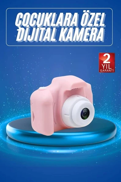 2.0 Inç Ekran Mini 1080p Hd Çocuk Kamera Dijital Fotoğraf Makinesi - Resim 2