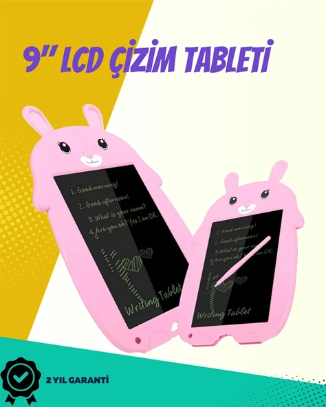 Uzun Pil Ömürlü, Kilit Fonksiyonlu Elektronik Yazı Defteri ürün görseli 1