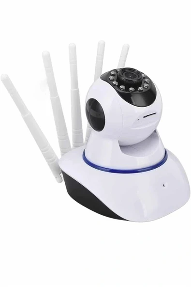 Akıllı Gece Görüşlü Sensörlü Wifi Kamera Telefondan Takip Edilebilir ürün görseli