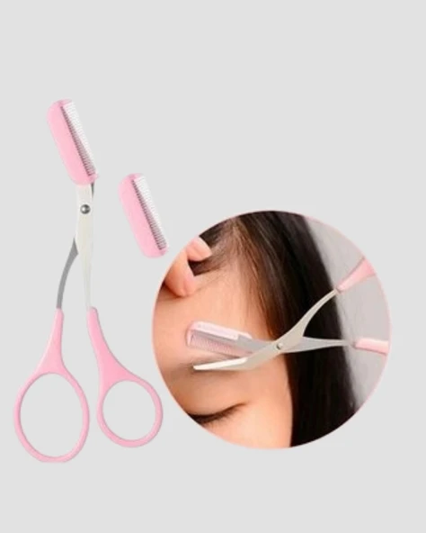 Taşınabilir Kaş ve Kirpik Düzenleme Makası – Ergonomik Tasarım - Resim 3