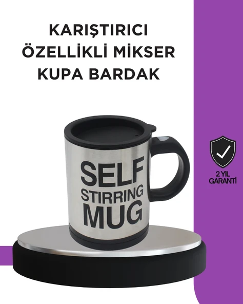 Toz İçecekler İçin Hızlı Karıştırma Özellikli Termos Kupa ürün görseli 1