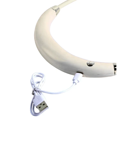 USB Şarjlı Boyun Fanı | Hafif, Katlanabilir, Taşınabilir, Düşük Gürültülü Fan - Resim 3