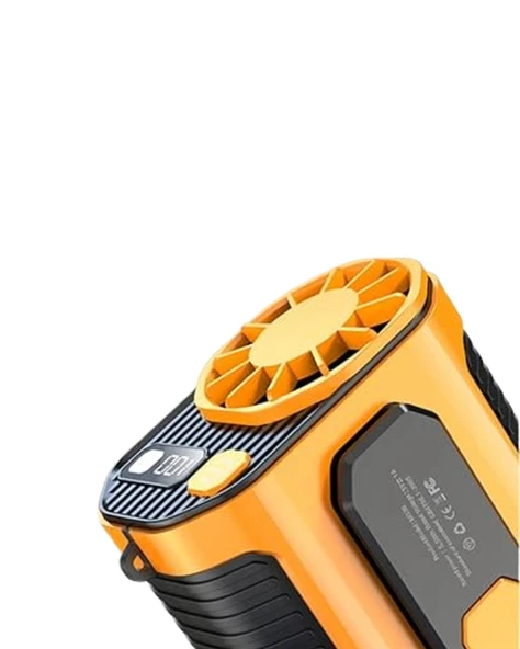 Yüksek Hızlı Mini Klima Fan – 11 m/s Rüzgar Gücü, 100 Hız Ayarı - Resim 5