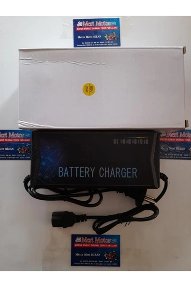 mert motor Şarj Aleti 60v 20ah Elektrikli Bisiklet E - Bike Şarj Aleti ürün görseli