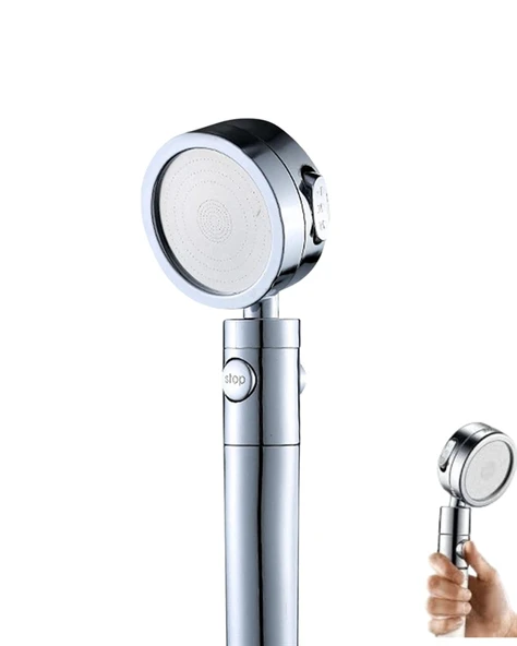 Dayanıklı ve Ergonomik Tasarımlı Ayarlanabilir El Duş Başlığı - Resim 4