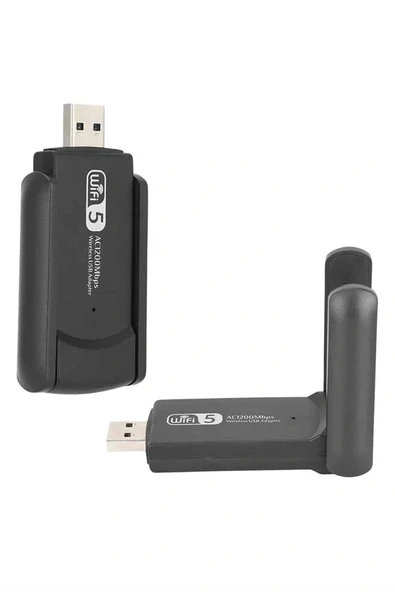 Mbps Wifi Alıcı Kablosuz Wifi Adaptörü Çift Band Çift Antenli - Resim 5