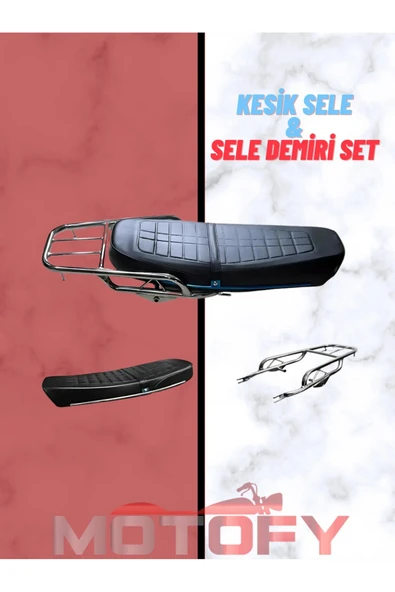 monero CG Kesik Sele + Sele Demiri ( Koltuk Portbagaj Demiri Seti ) ürün görseli