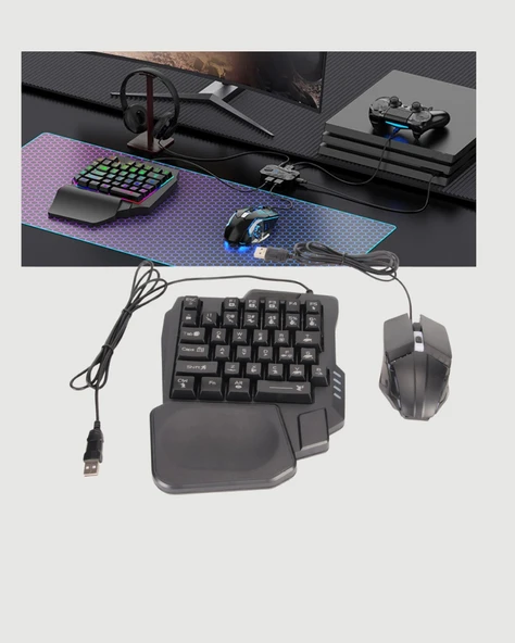 Tak-Çalıştır Mobil Oyun Seti – X8 Pro Teknolojili Klavye Mouse Kombo - Resim 2