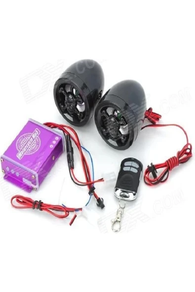 monero Motosiklet Müzik Sistemi Alarm Radyo Mp3 Çalar ürün görseli