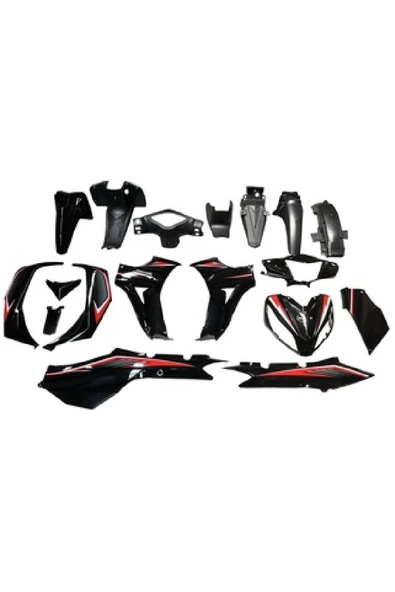 SPR KUBA EGE KAPORTA SETİ KOMPLE 19 PARÇA SİYAH ürün görseli