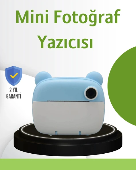 12 Özel Efektli ve Self-Timer Fonksiyonlu Baskı Kamera ürün görseli