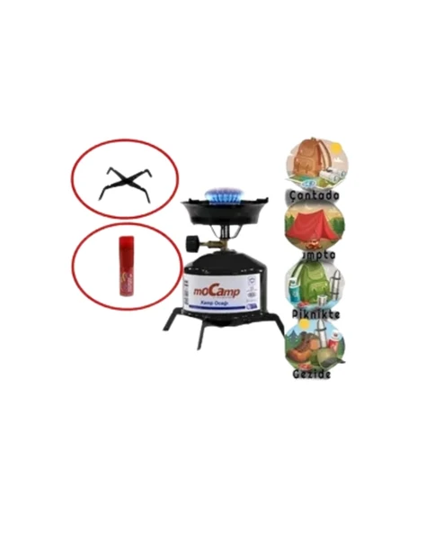 Hafif ve Kompakt Tasarımlı Taşınabilir Kamp Ocağı – Ergonomik Kullanım - Resim 4