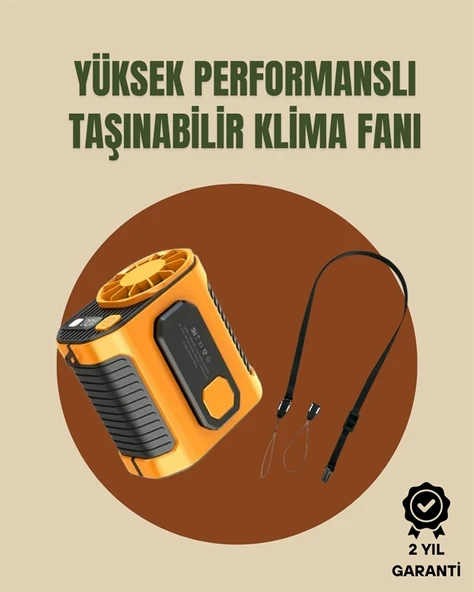 Taşınabilir USB Şarjlı Turbo Fan – 3 Modlu Soğutma, Hafif & Kompakt ürün görseli 1