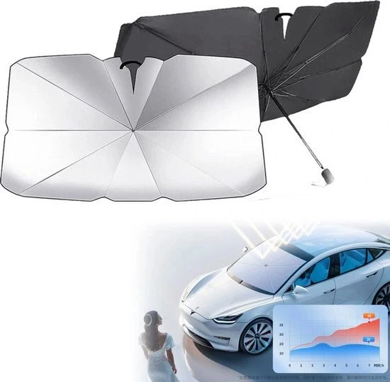 Citroen C-Elysee, Fiat Albea, Renault Thalia, Hyundai Accent Era, Ford Fusion Uyumlu Oto Şemsiye - Resim 4