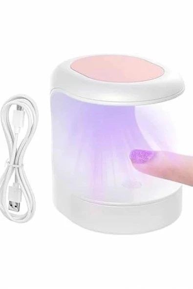 Seyehat Tipi Mini Oje Kurutucu Ultraviole Mor Işık Protez Tırnak Kurutucu - Resim 4