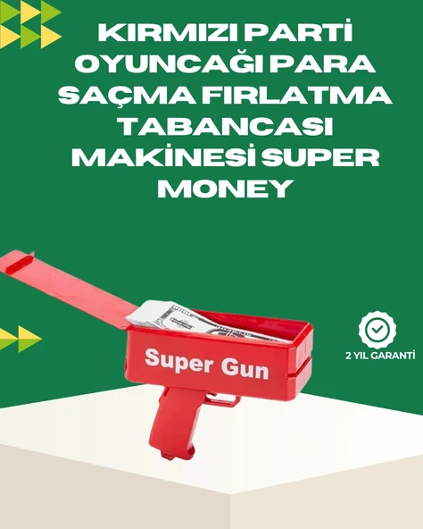 Elektrikli Money Gun Oyuncak Parti Tabancası ürün görseli