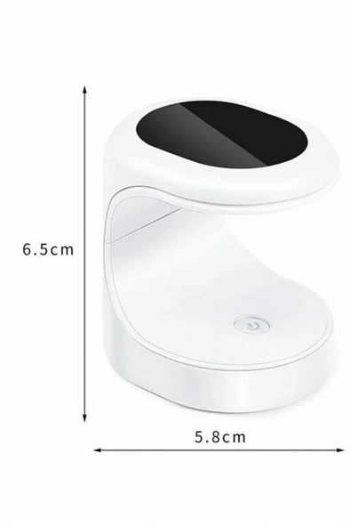 Seyehat Tipi Mini Oje Kurutucu Ultraviole Mor Işık Protez Tırnak Kurutucu - Resim 5