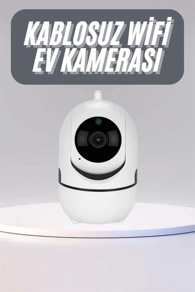 360° Full HD Akıllı Kamera Hareket Sensörlü Wifi Kamera Çocuk Güvenlik Kamerası - Resim 2