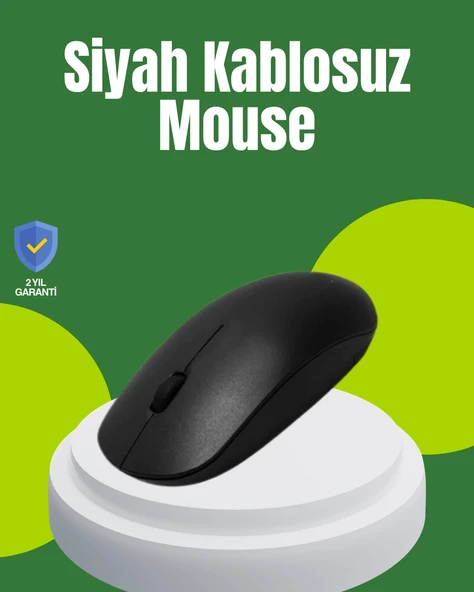 Optik Sensörlü Sessiz Fare – Geniş Uyumluluk ve Ergonomik Yapı ürün görseli