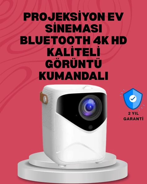 Android Sistemli Mini Projektör – Uygulama Destekli Akıllı Kullanım ürün görseli 1
