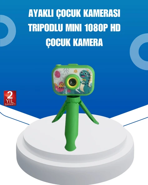 Kreatif Vlog Kamerası – 3-12 Yaş İçin Güvenli ve Renkli Tasarım ürün görseli