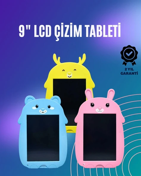Hafif ve Kompakt Tasarımlı Kağıtsız LCD Yazı Tahtası ürün görseli