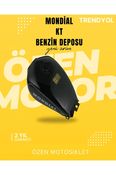 Mondial Kt Benzin Deposu (SİYAH) 125-150 Seyhan Benzin Deposu ürün görseli