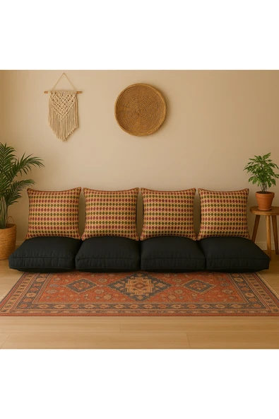 UFUK HOME Desenli Bahçe Minderi,Balkon Minderi ,Petek önü, kreş , Şark Köş.Minderi Modern ve Rahat Tasarım ürün görseli