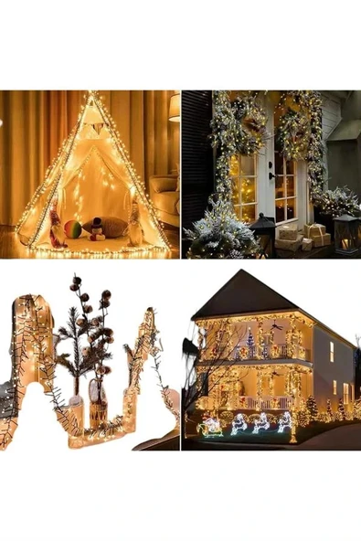 10 Metre Led Işık Saçaklı Dekoratif Şerit Led - Resim 5