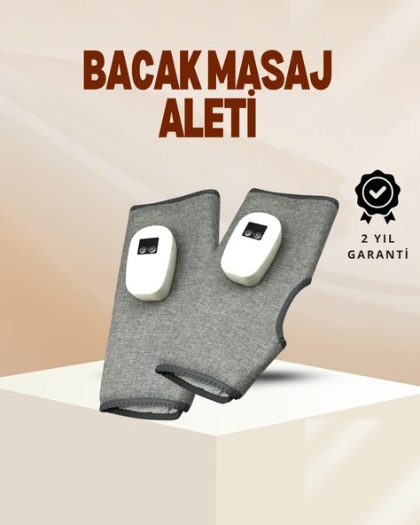 Kablosuz Isıtmalı Baldır Masaj Aleti – 3 Hava Basınçlı, Titreşimli ve Sıcak Kompres Fonksiyonlu ürün görseli 1