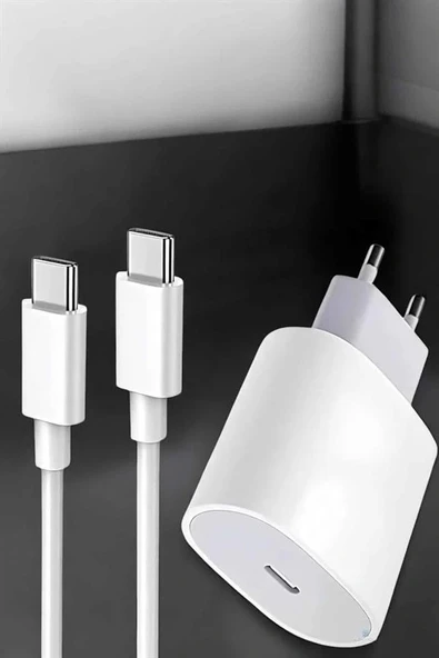 Şarj Aleti İOS 15/15 Pro Max Uyumlu Şarj Adaptörü ve Kablosu - Resim 4