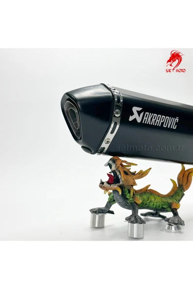 setmoto Performans Egzos - Tok Ses Akrep - Susturucu - Siyah - Resim 7