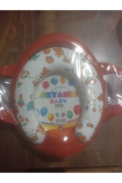 Çok Renkli Çocuk Tutmalı Klozet Oturağı - Resim 3