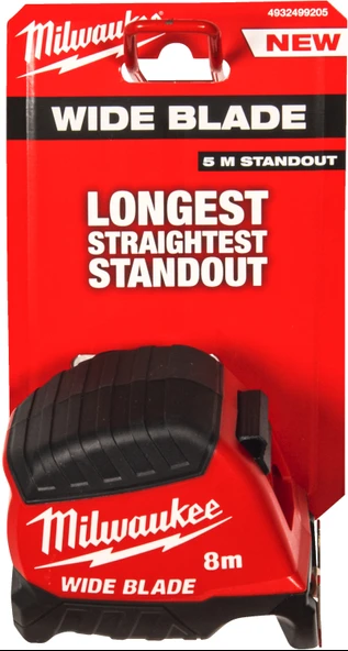Milwaukee Şerit Metre Geniş Bıçak Gen2 8M/35MM 4932499205 - Resim 3