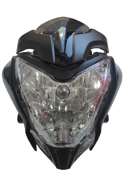 MOTO ULUSOY Monero Far Muhafaza Grenajı-siperlik Camı Komple Bajaj Pulsar Ns 200 E Belgeli ürün görseli