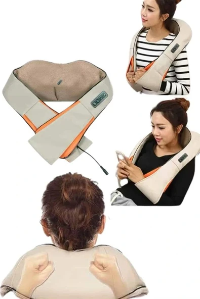 Ovmalı, Boyun Sırt İnsan Eli Hissi Veren Şarjlı Masaj Aleti Masaj Cihazı - Resim 4