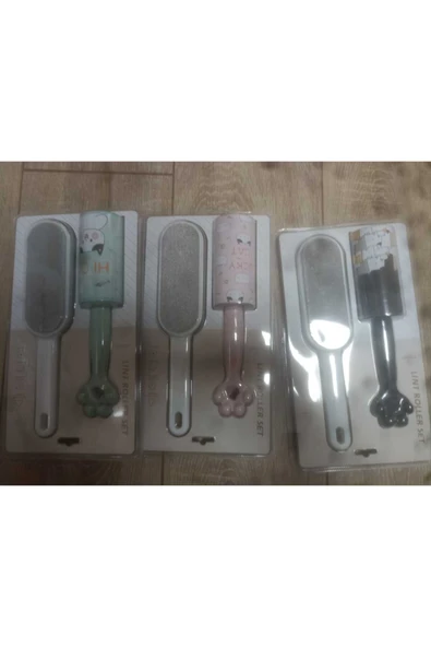 KEDİ TARAK TÜY TOPLAMA SET 2Lİ SİYAH ürün görseli 1