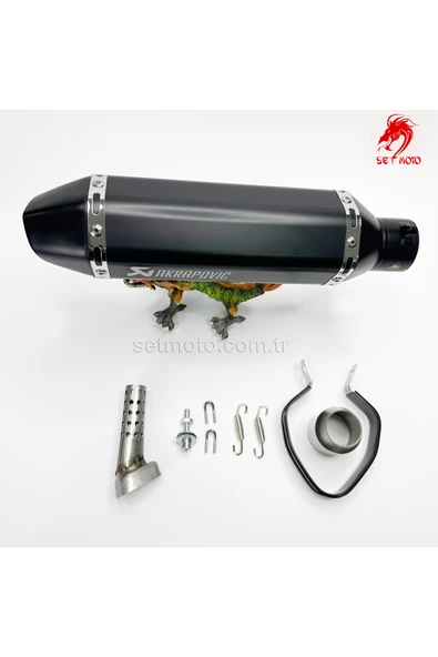 setmoto Performans Egzos - Tok Ses Akrep - Susturucu - Siyah - Resim 6