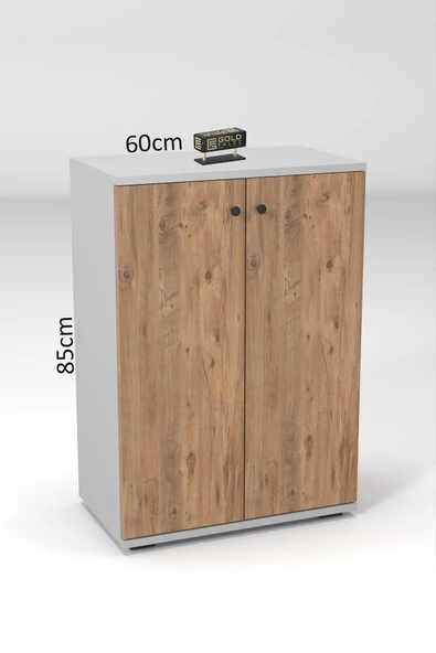 Tv Sehpası Tv Ünitesi Kapaklı Raflı Setro Atlantik Çam - Resim 6